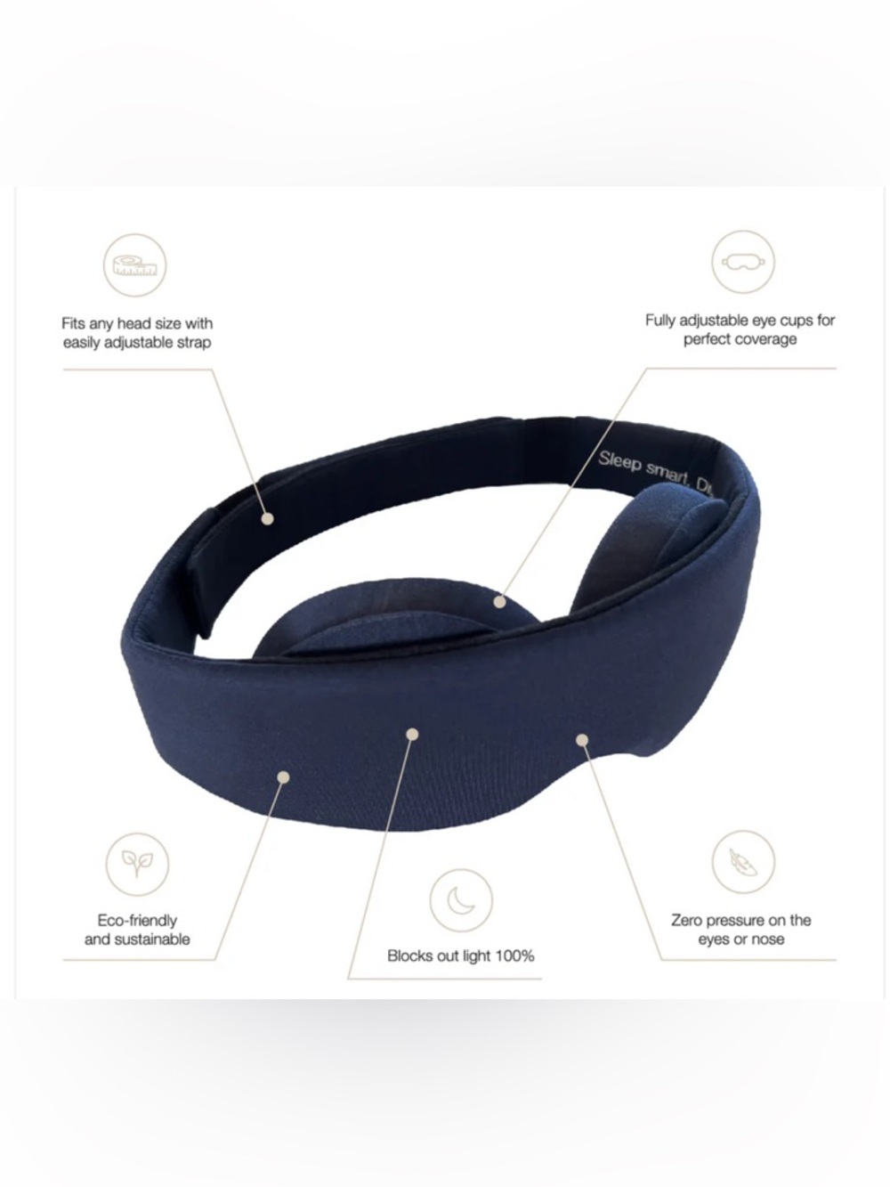 Dagsmejan Black-out sleep mask